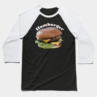 Hamburger - Dot Style Baseball T-Shirt